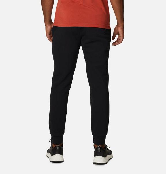 Columbia CSC Logo Trail Pants Black Grey For Men's NZ97346 New Zealand